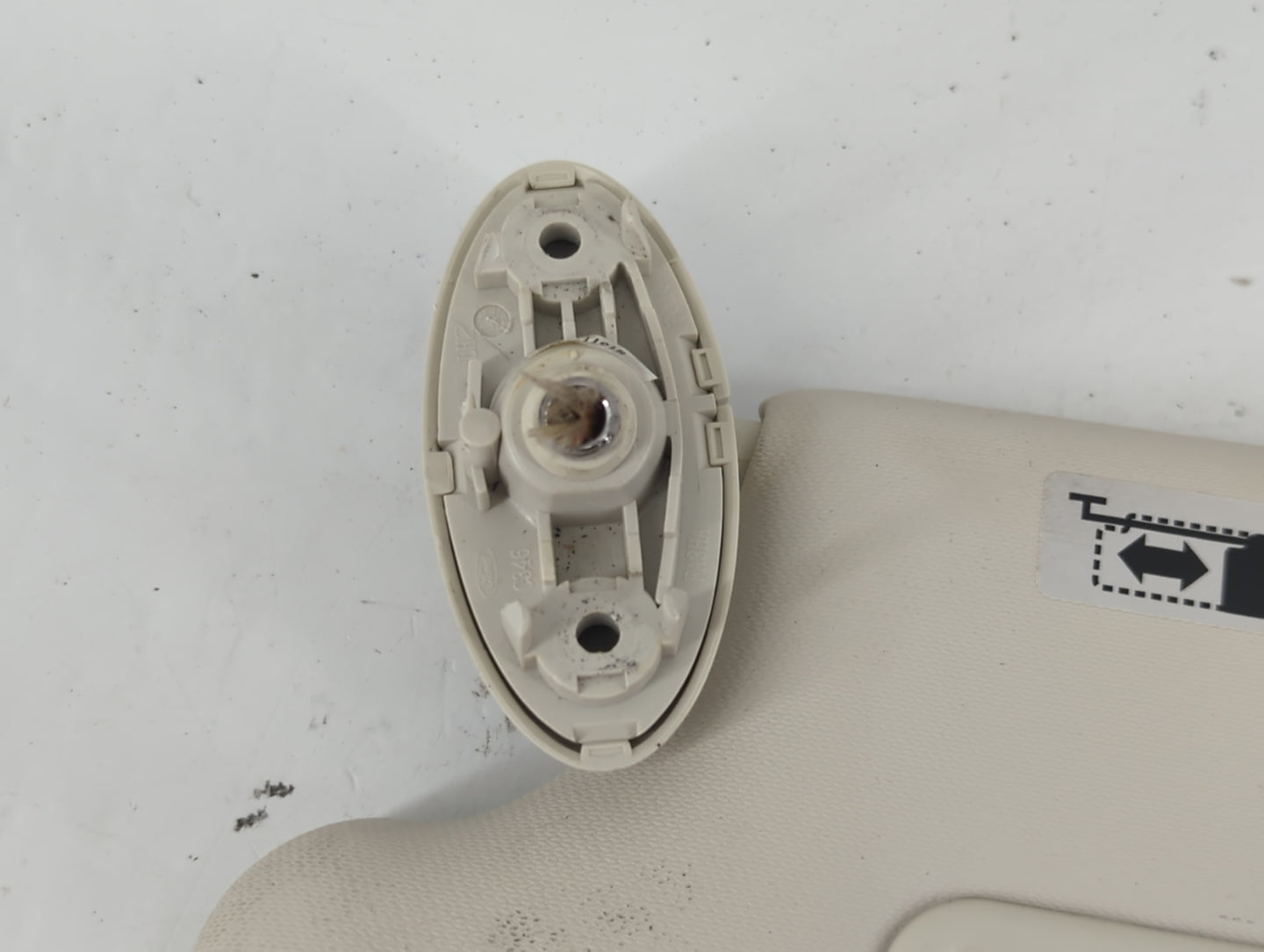 2013-2018 Ford Focus Sun Visor Shade Replacement Driver Left Mirror Fits Fits 2013 2014 2015 2016 2017 2018 OEM Used Auto Pa