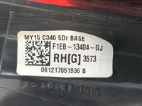 2015-2018 Ford Focus Tail Light Assembly Passenger Right OEM P/N:F1EB-13404-GJ Fits Fits 2015 2016 2017 2018 OEM Used Auto P
