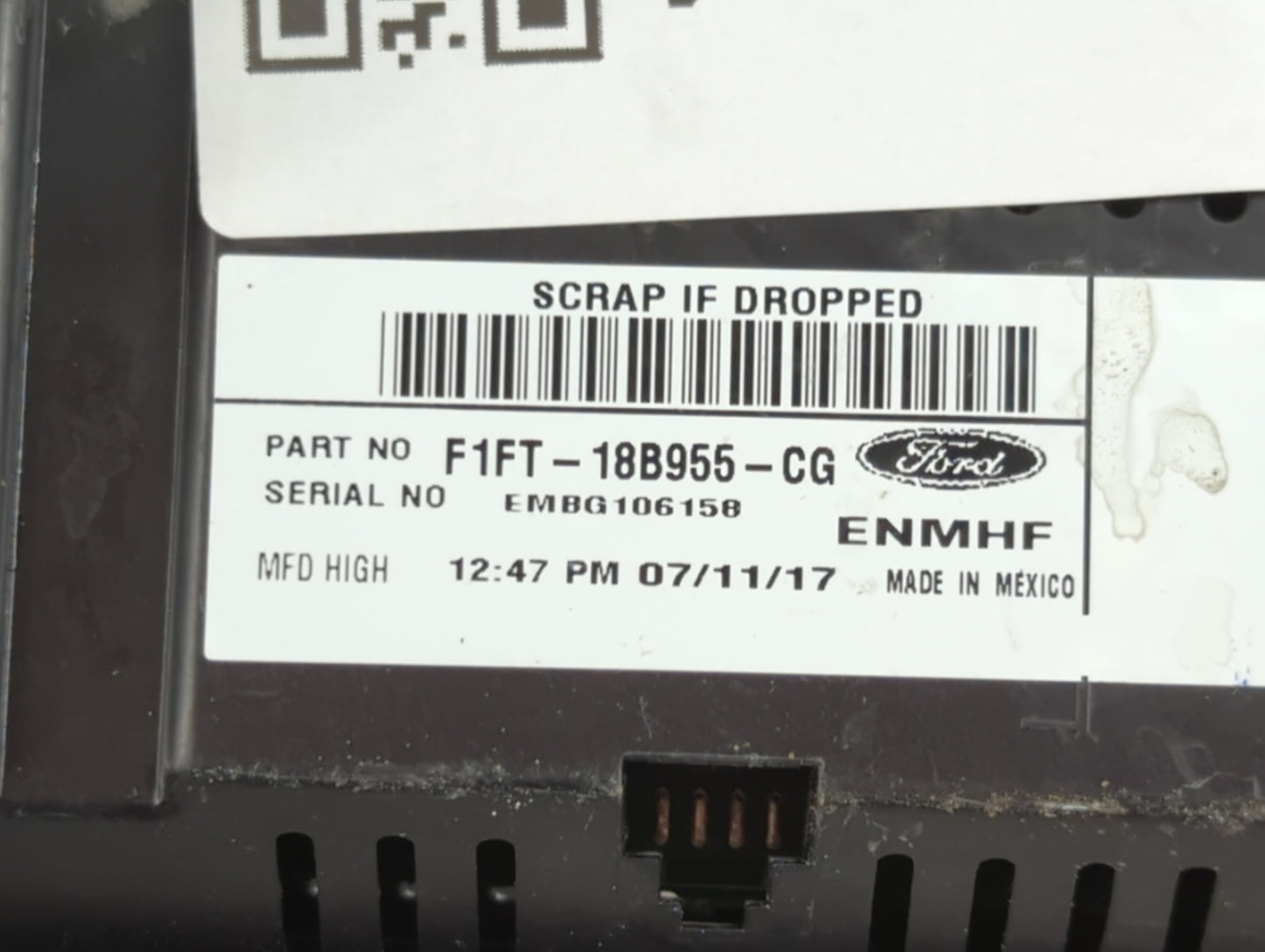 2015-2018 Ford Focus Information Display Screen - Oemusedautoparts1.com
