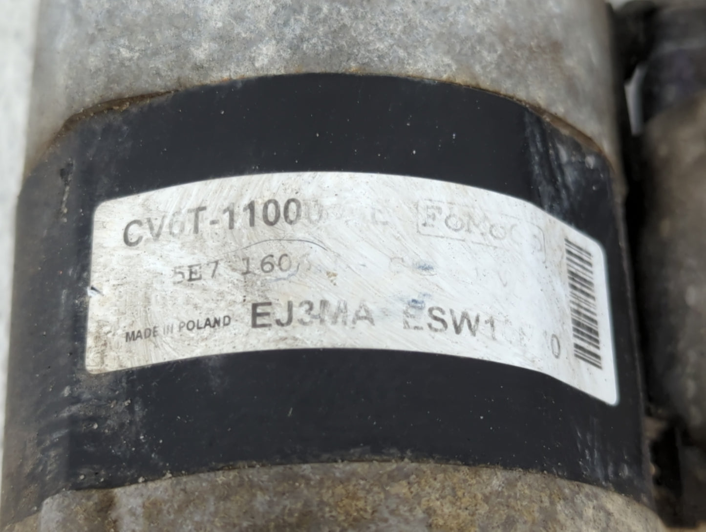 2015-2018 Ford Focus Car Starter Motor Solenoid OEM P/N:CV6T-11000-E Fits Fits 2015 2016 2017 2018 OEM Used Auto Parts - Oem