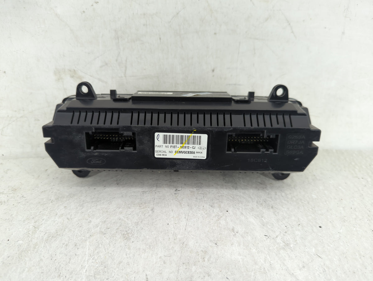 2015-2018 Ford Focus Climate Control Module Temperature AC/Heater Replacement P/N:F1ET-18C612-CJ Fits Fits 2015 2016 2017 20