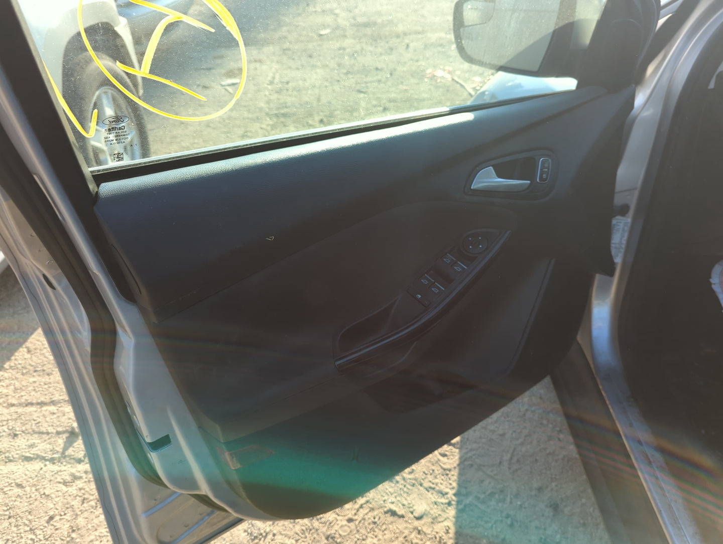 2017 Ford Focus Front Left Driver Interior Door Panel Trim - Oemusedautoparts1.com