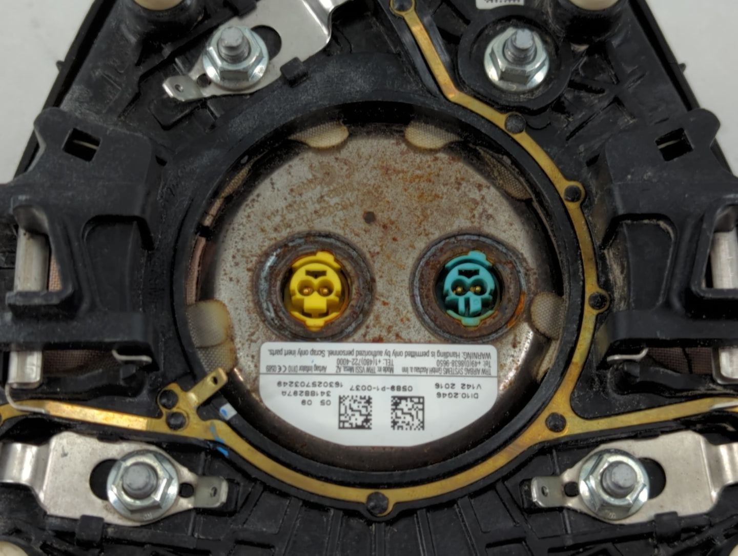 2014-2018 Ford Focus Air Bag Driver Left Steering Wheel Mounted P/N:34188297A Fits Fits 2014 2015 2016 2017 2018 OEM Used Au
