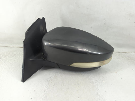 2015-2018 Ford Focus Driver Left Side View Manual Door Mirror Dark Gray - Oemusedautoparts1.com