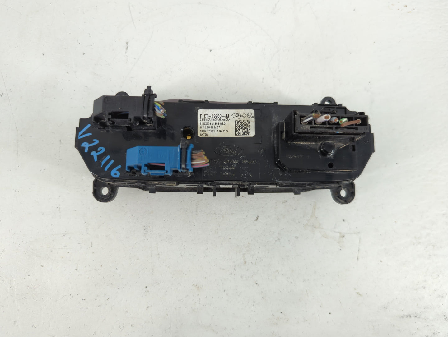 2015-2018 Ford Focus Climate Control Module Temperature AC/Heater Replacement P/N:F1ET-19980-JJ Fits Fits 2015 2016 2017 201