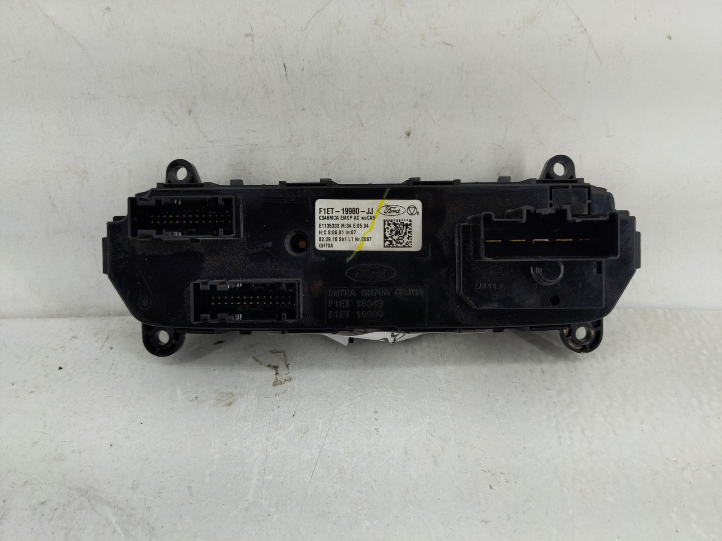 2015-2018 Ford Focus Climate Control Module Temperature AC/Heater Replacement P/N:F1ET-19980-JJ Fits Fits 2015 2016 2017 201