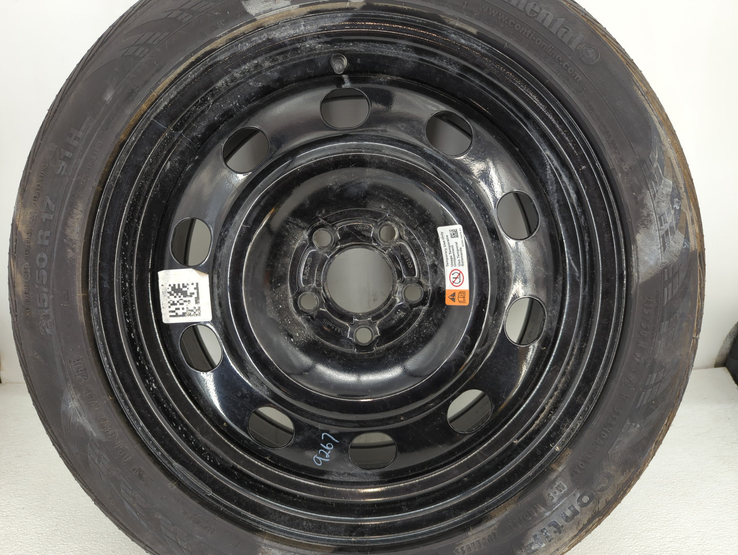 2013-2018 Ford Focus Spare Donut Tire Wheel Rim Oem - Oemusedautoparts1.com