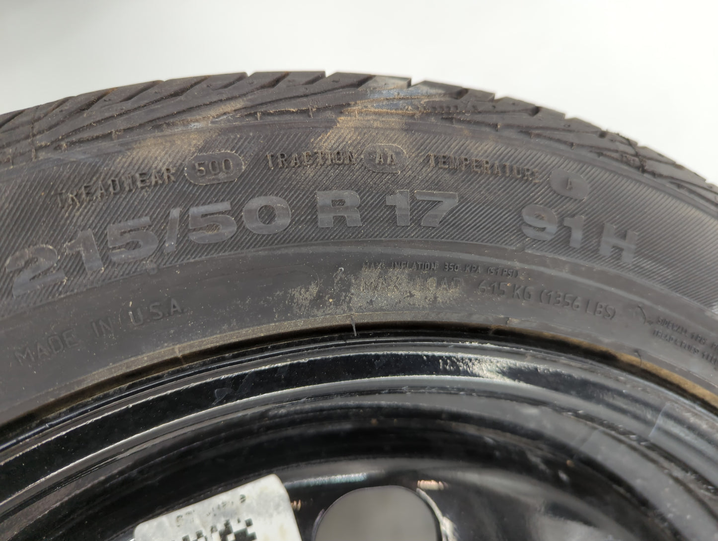 2013-2018 Ford Focus Spare Donut Tire Wheel Rim Oem - Oemusedautoparts1.com