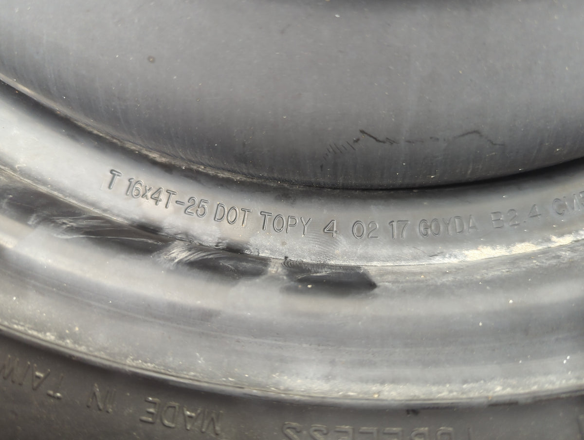 2012-2018 Ford Focus Spare Donut Tire Wheel Rim Oem 1317751 - Oemusedautoparts1.com