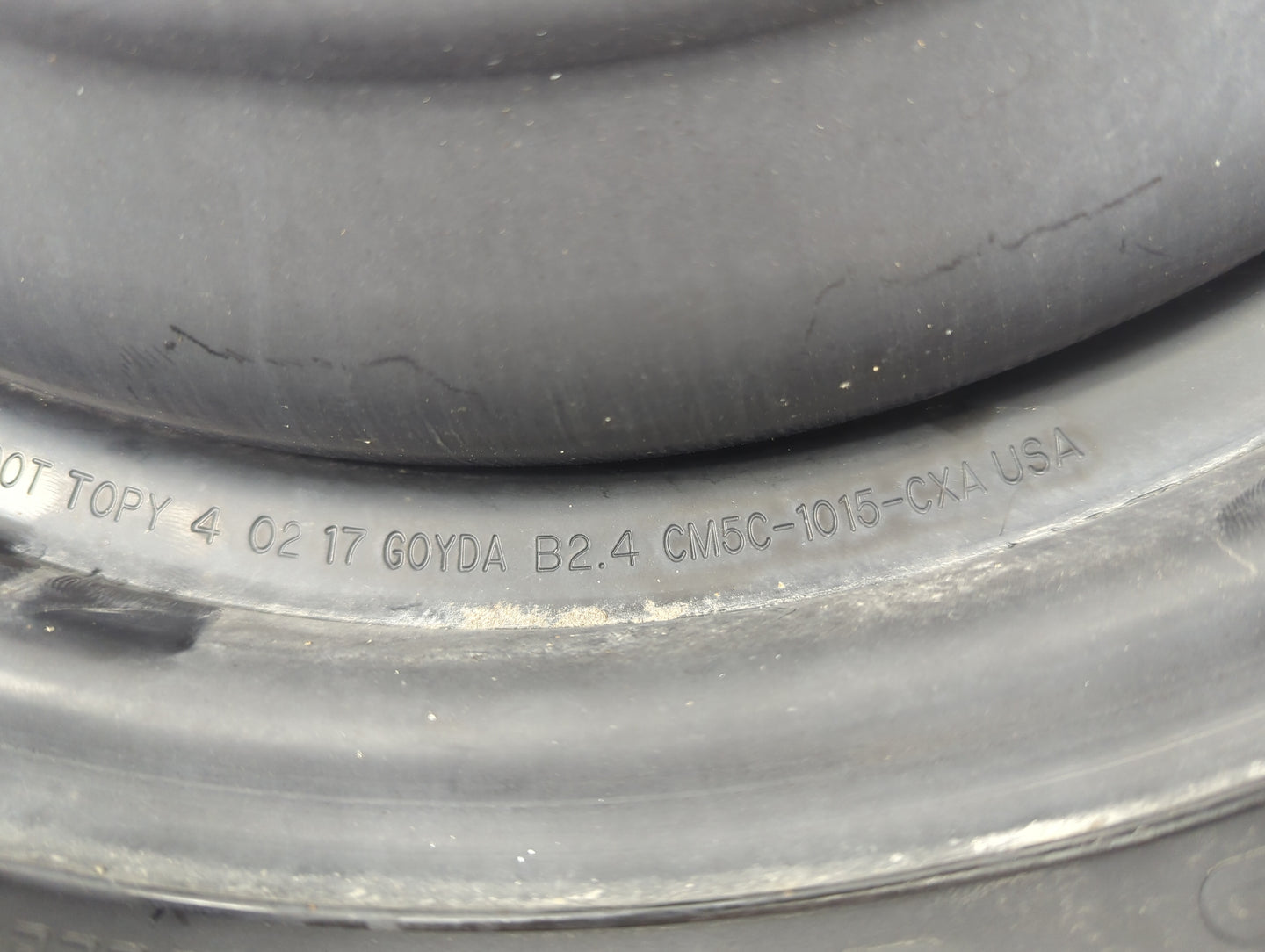 2012-2018 Ford Focus Spare Donut Tire Wheel Rim Oem 1317751 - Oemusedautoparts1.com