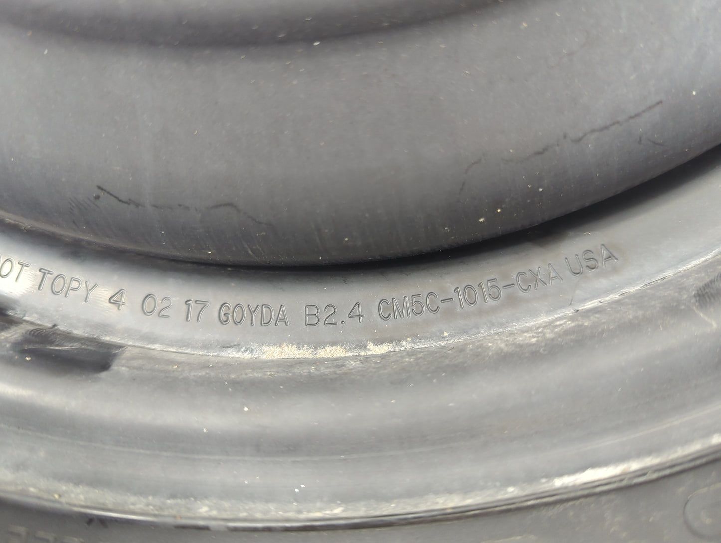 2012-2018 Ford Focus Spare Donut Tire Wheel Rim Oem 1317751 - Oemusedautoparts1.com