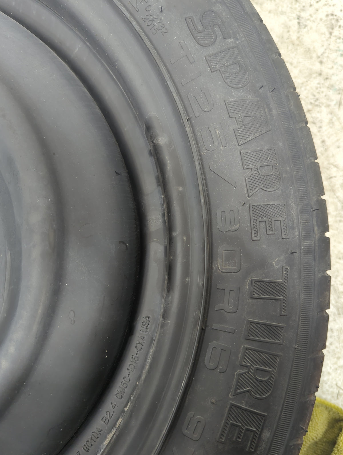 2012-2018 Ford Focus Spare Donut Tire Wheel Rim Oem 1317751 - Oemusedautoparts1.com