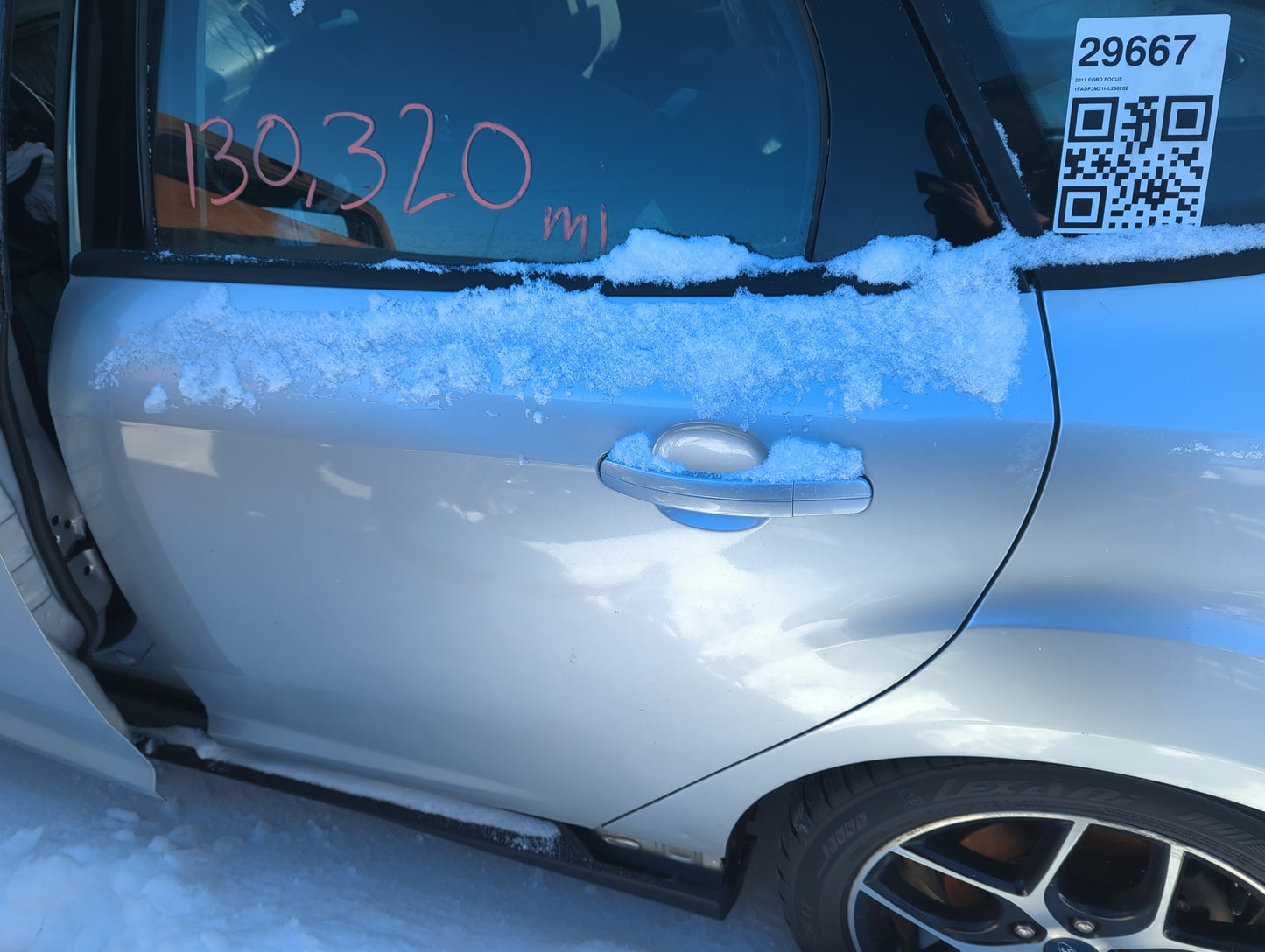 2012-2018 Ford Focus Driver Rear Door Oem 1323248 - Oemusedautoparts1.com
