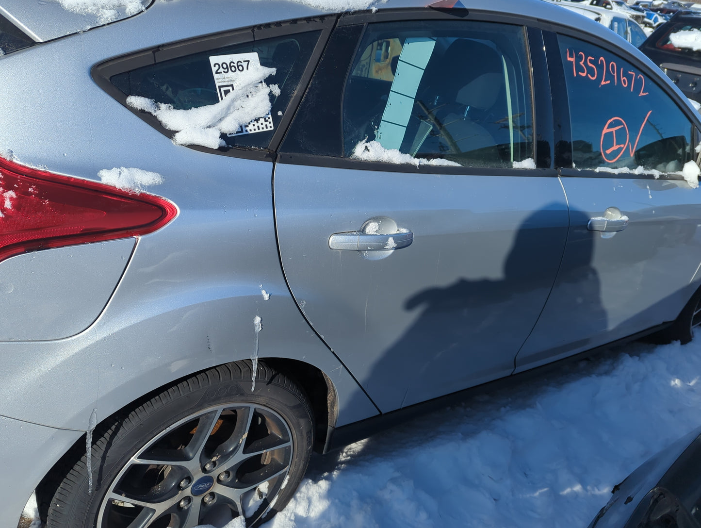 2012-2018 Ford Focus Passenger Rear Door Oem 1323250 - Oemusedautoparts1.com