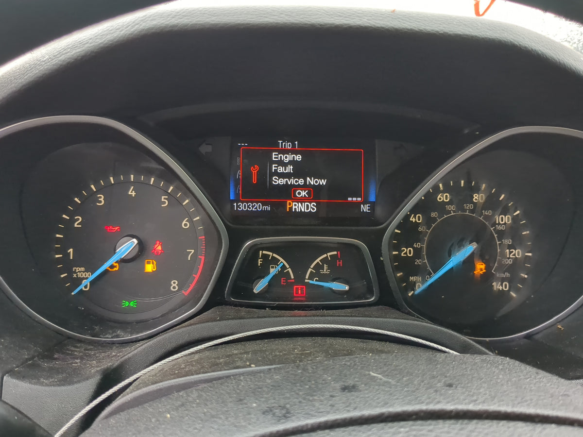 2017 Ford Focus Instrument Cluster Speedometer Gauges Miles:130K Fits OEM Used Auto Parts - Oemusedautoparts1.com