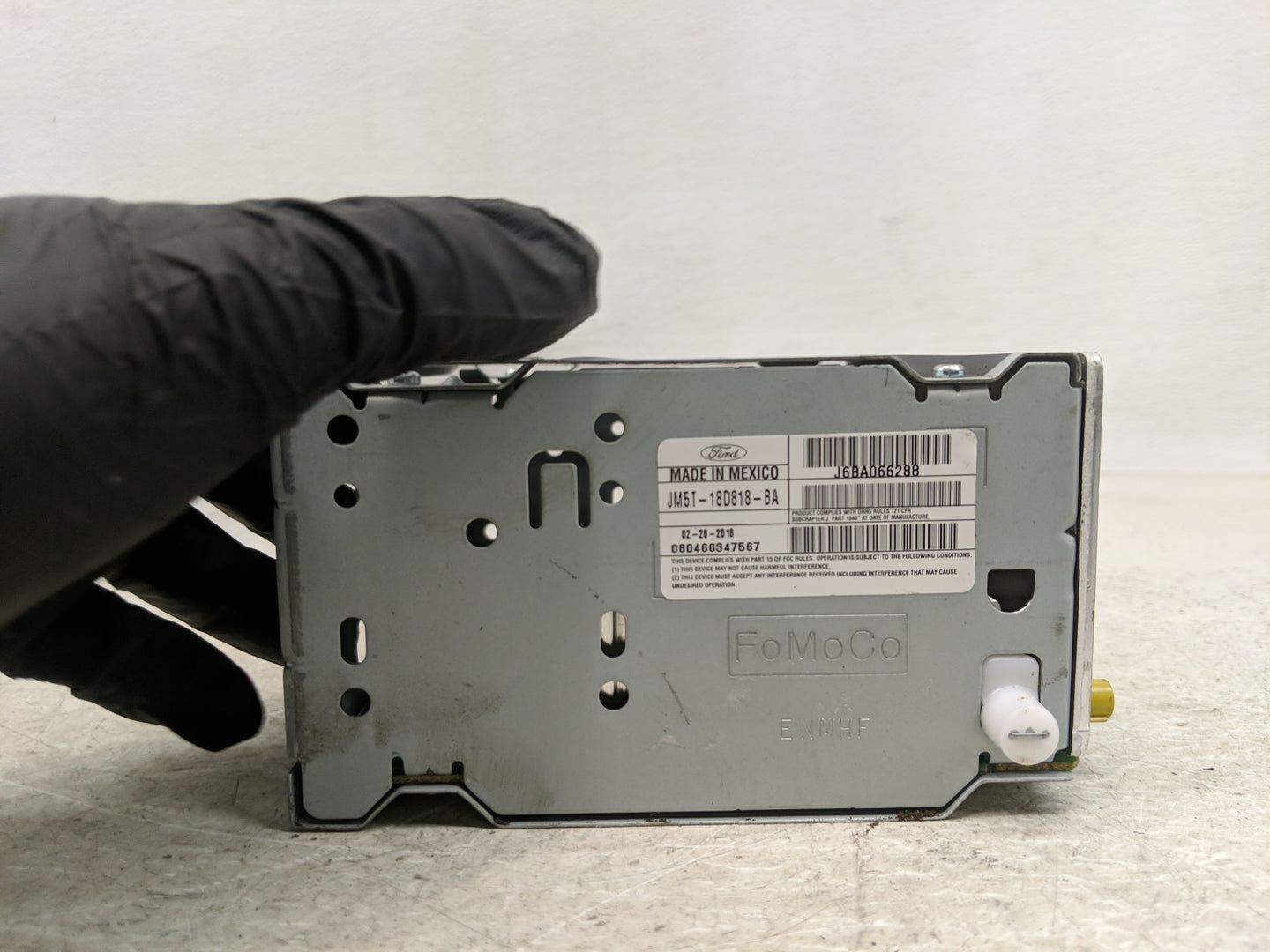 2017-2018 Ford Focus Radio AM FM Cd Player Receiver Replacement P/N:JM5T-18D818-BA FM5T-19C107-JH Fits Fits 2017 2018 OEM Us