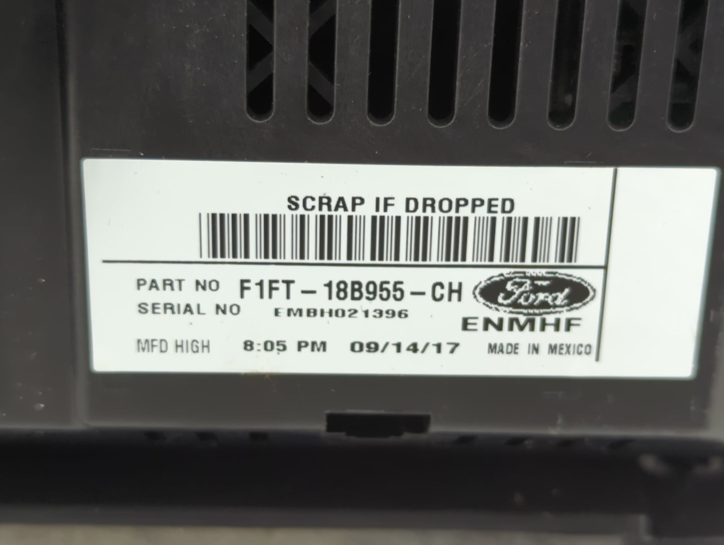 2015-2018 Ford Focus Information Display Screen - Oemusedautoparts1.com