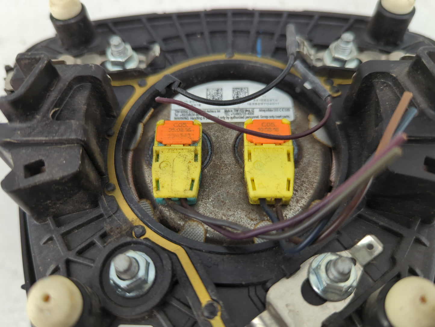 2014-2018 Ford Focus Air Bag Driver Left Steering Wheel Mounted P/N:F1EB A043B13 Fits Fits 2014 2015 2016 2017 2018 OEM Used