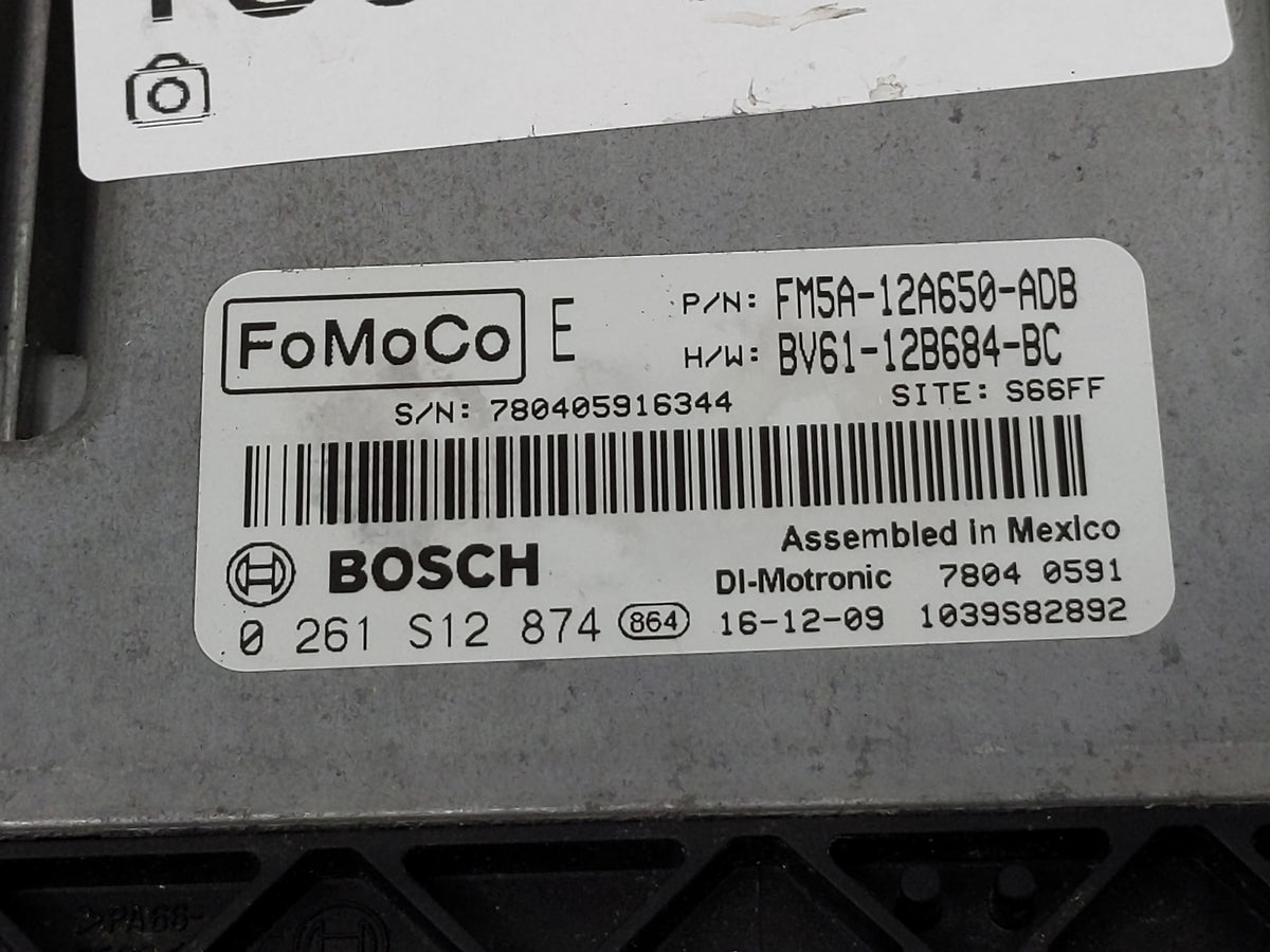 2013-2018 Ford Focus PCM Engine Control Computer ECU ECM PCU OEM P/N:FM5A-12A650-ADB 0 261 S12 874 OEM Used Auto Parts - Oem