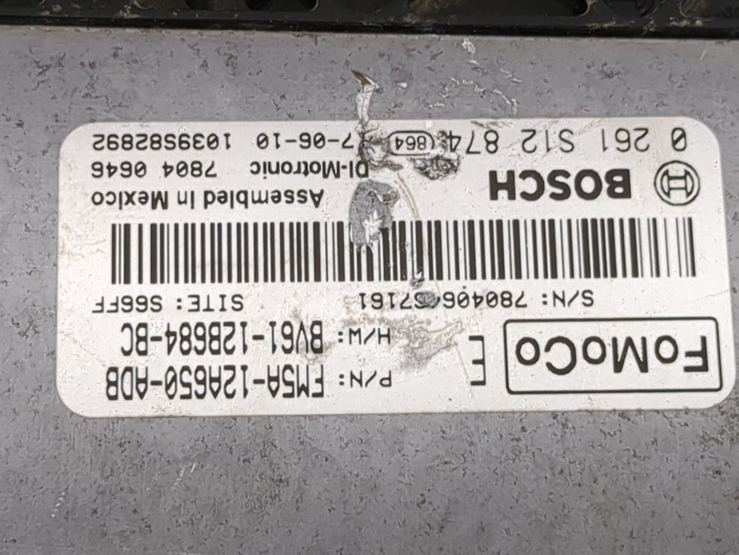 2013-2018 Ford Focus PCM Engine Control Computer ECU ECM PCU OEM P/N:FM5A-12A650-ADB BV61-12B684-BC Fits OEM Used Auto Parts