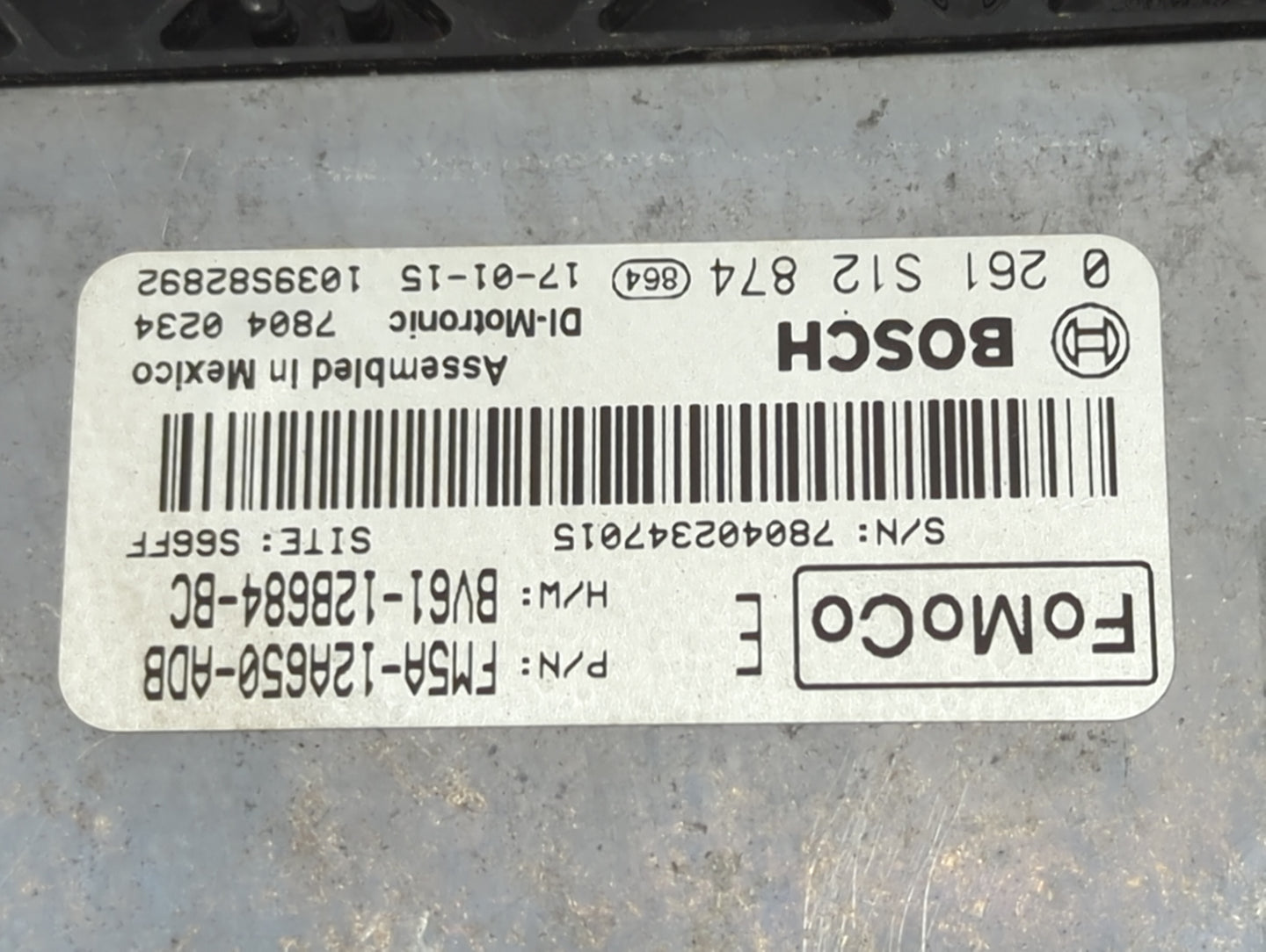 2013-2018 Ford Focus PCM Engine Control Computer ECU ECM PCU OEM P/N:FM5A-12A650-ADB Fits Fits 2013 2014 2015 2016 2017 2018
