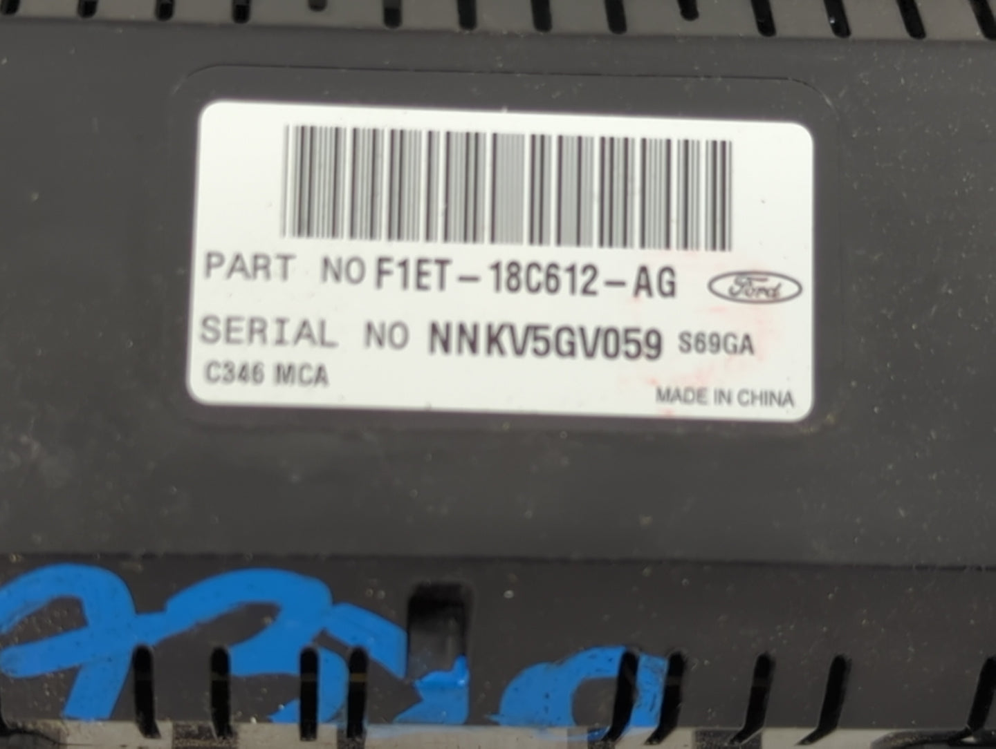 2015-2018 Ford Focus Climate Control Module Temperature AC/Heater Replacement P/N:F1ET-18C612-AG Fits Fits 2015 2016 2017 20