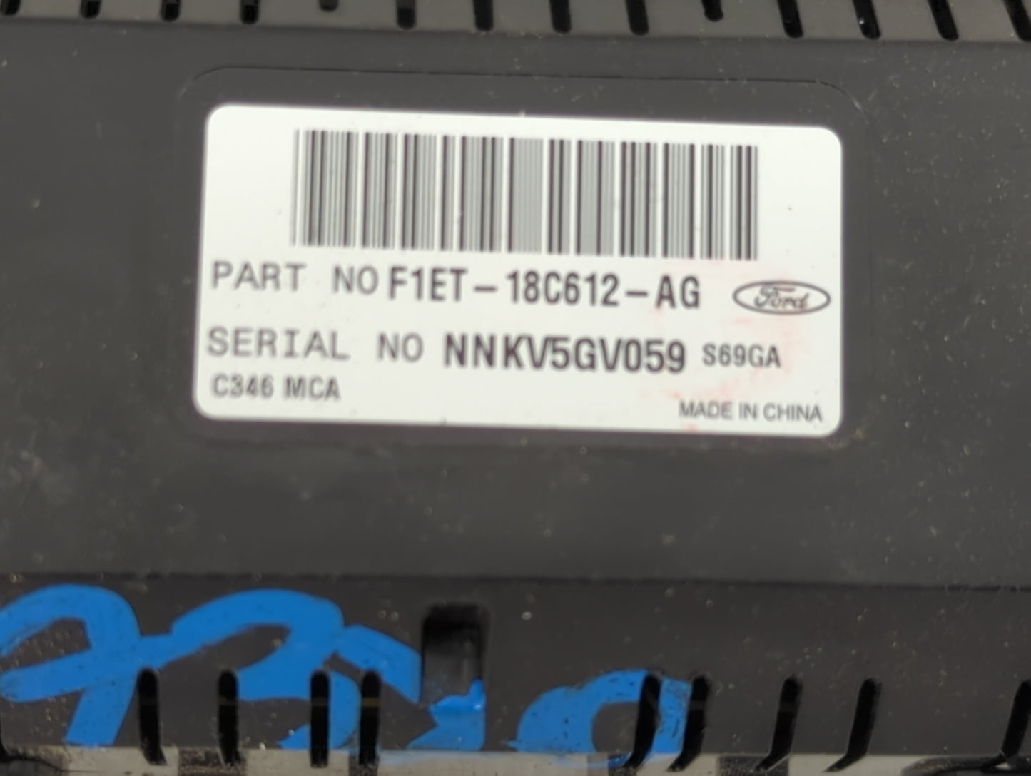 2015-2018 Ford Focus Climate Control Module Temperature AC/Heater Replacement P/N:F1ET-18C612-AG Fits Fits 2015 2016 2017 20