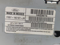 2017-2018 Ford Focus Radio AM FM Cd Player Receiver Replacement P/N:FM5T-19C107-JH Fits Fits 2017 2018 OEM Used Auto Parts -