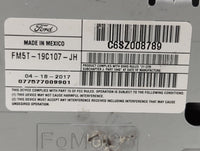 2017-2018 Ford Focus Radio AM FM Cd Player Receiver Replacement P/N:FM51-19C107-JH Fits Fits 2017 2018 OEM Used Auto Parts -