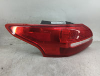 2015-2018 Ford Focus Tail Light Assembly Driver Left OEM P/N:F1EB-13405-FE Fits Fits 2015 2016 2017 2018 OEM Used Auto Parts