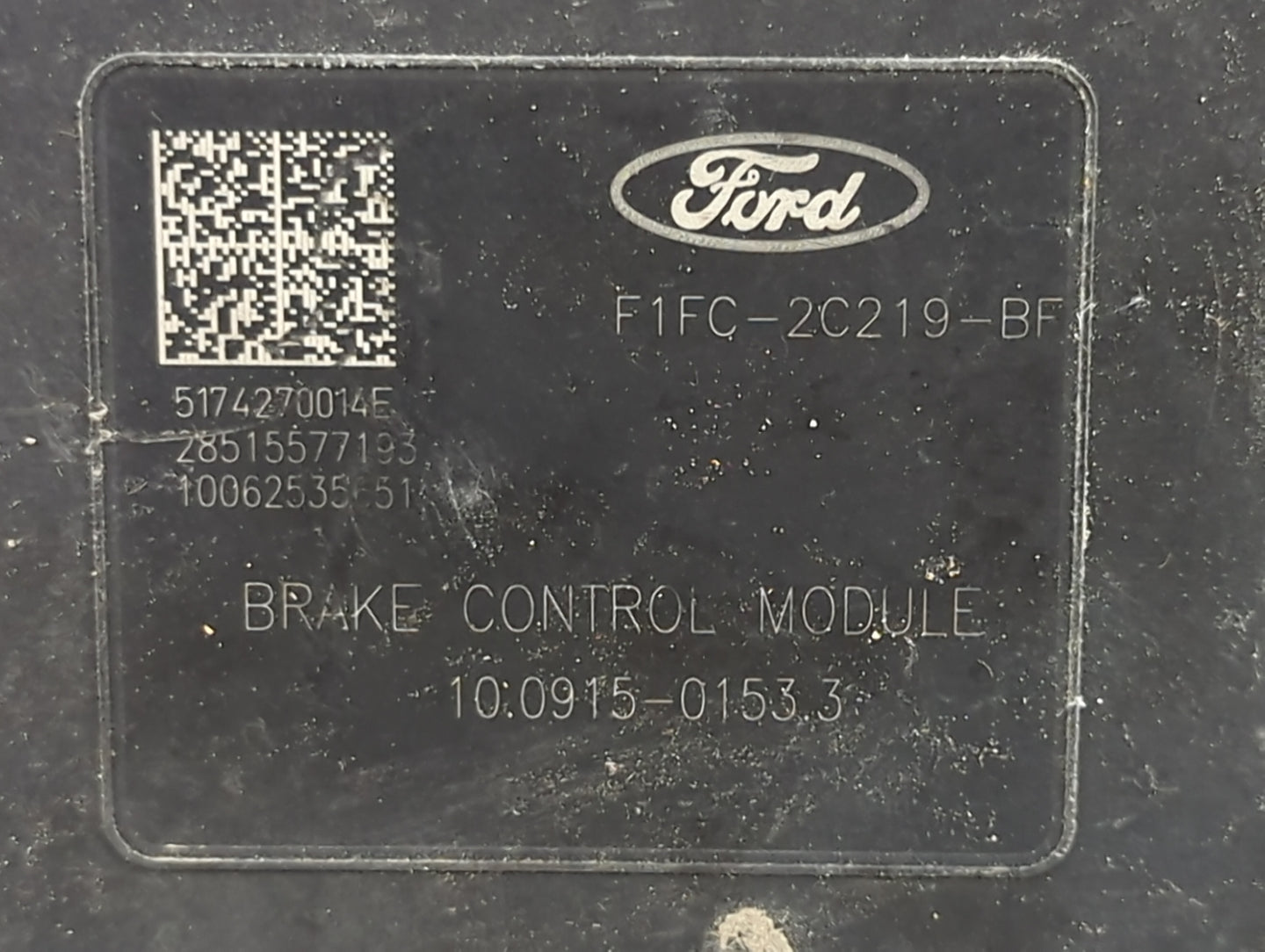 2016-2018 Ford Focus ABS Pump Control Module Replacement P/N:F1FC-2C219-BF Fits Fits 2016 2017 2018 OEM Used Auto Parts - Oe