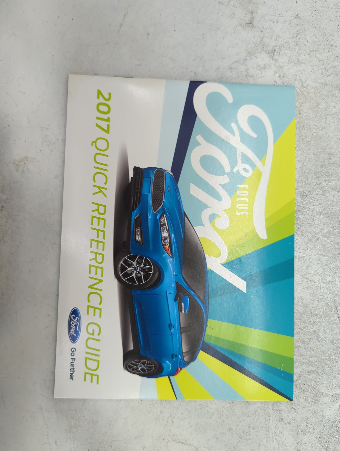 2017 Ford Focus Owners Manual Book Guide P/N:HM5J19A321AA OEM Used Auto Parts - Oemusedautoparts1.com