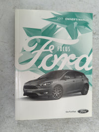 2017 Ford Focus Owners Manual Book Guide P/N:HM5J19A321AA OEM Used Auto Parts - Oemusedautoparts1.com