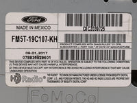 2016-2018 Ford Focus Radio AM FM Cd Player Receiver Replacement P/N:FM5T-19C107-KH Fits Fits 2016 2017 2018 OEM Used Auto Pa