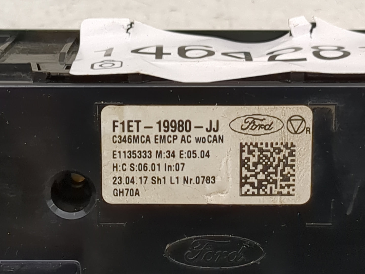 2015-2018 Ford Focus Climate Control Module Temperature AC/Heater Replacement P/N:F1ET-19980-JJ Fits Fits 2015 2016 2017 201