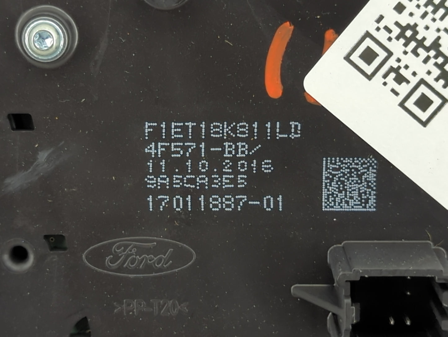 2015-2018 Ford Focus Radio AM FM Cd Player Receiver Replacement P/N:F1ET18K811LD 4F571-BB Fits Fits 2015 2016 2017 2018 2019