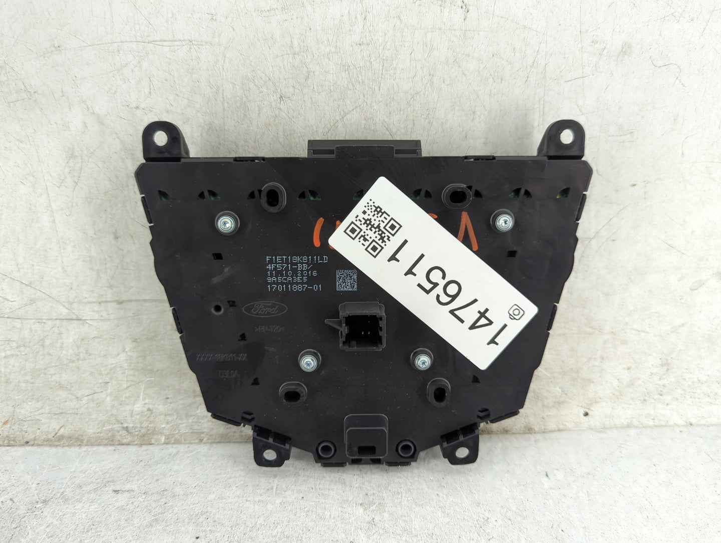 2015-2018 Ford Focus Radio AM FM Cd Player Receiver Replacement P/N:F1ET18K811LD 4F571-BB Fits Fits 2015 2016 2017 2018 2019