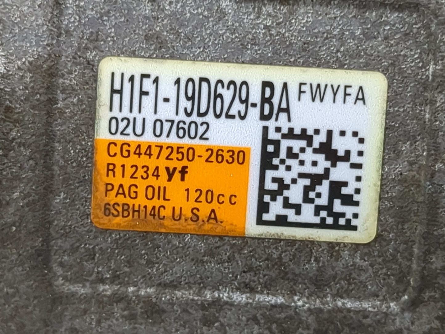 2014-2018 Ford Focus Air Conditioning A/c Ac Compressor Oem - Oemusedautoparts1.com