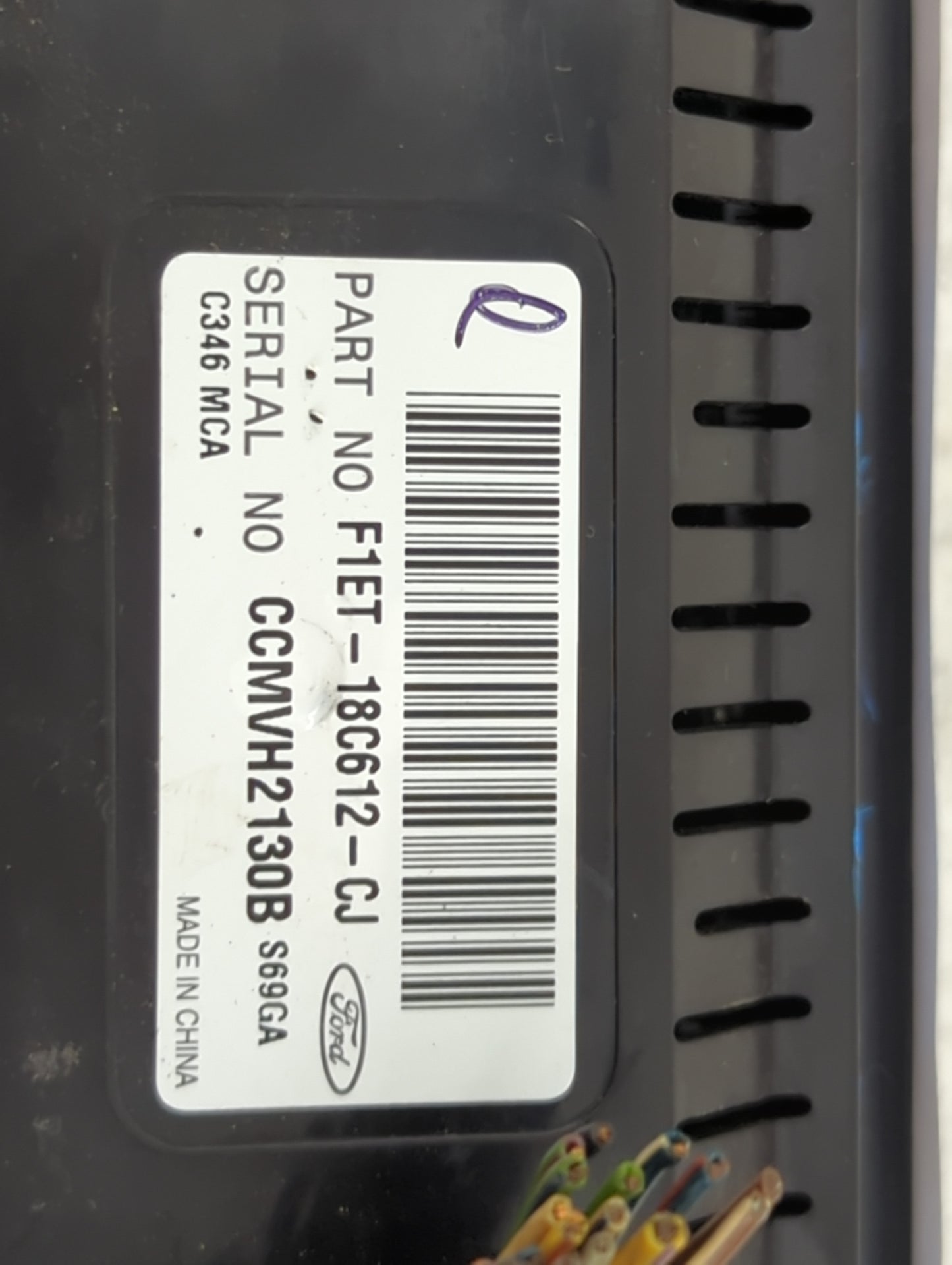 2015-2018 Ford Focus Climate Control Module Temperature AC/Heater Replacement P/N:F1ET-18C612-CJ CCMVH2130B Fits OEM Used Au