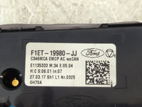 2015-2018 Ford Focus Climate Control Module Temperature AC/Heater Replacement P/N:F1ET-19980-JJ F1ET 19549 Fits OEM Used Aut