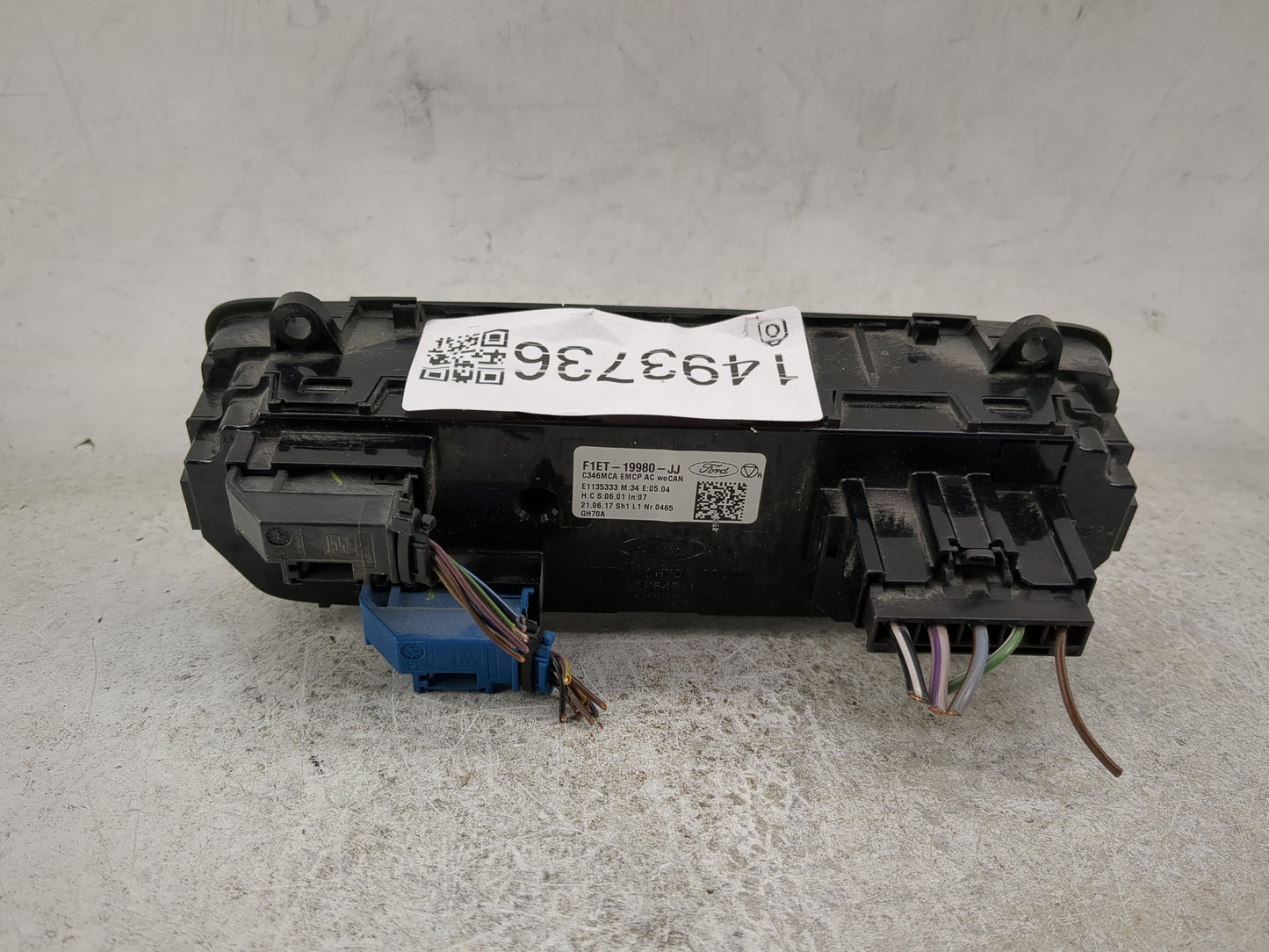 2015-2018 Ford Focus Climate Control Module Temperature AC/Heater Replacement P/N:F1ET-19980-JJ Fits Fits 2015 2016 2017 201