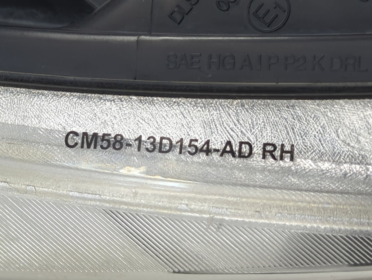 2012-2018 Ford Focus Passenger Right Oem Head Light Headlight Lamp - Oemusedautoparts1.com