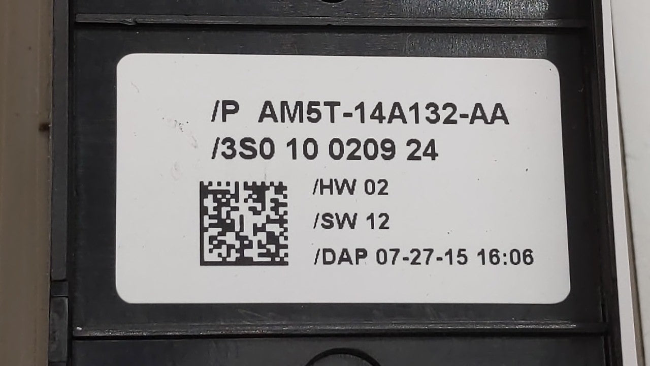 2012-2018 Ford Focus Master Power Window Switch Replacement Driver Side Left P/N:F1ET-14A132-AB AM5T-14A132-AA Fits OEM Used