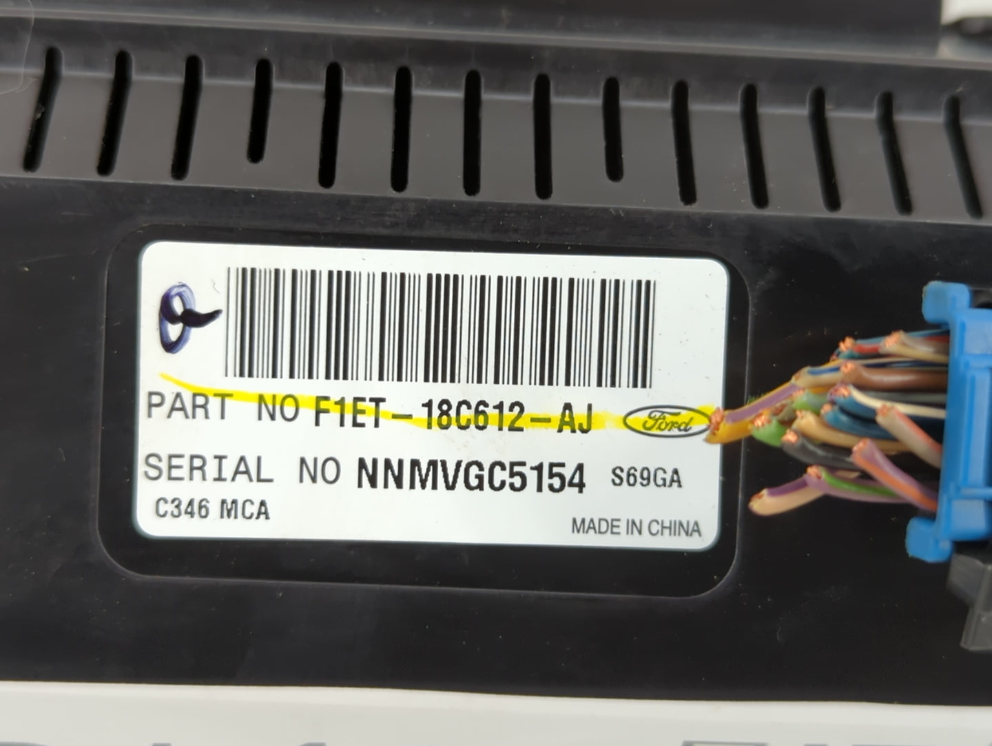 2015-2018 Ford Focus Climate Control Module Temperature AC/Heater Replacement P/N:F1ET-18549 F1ET-18C612-AG Fits OEM Used Au