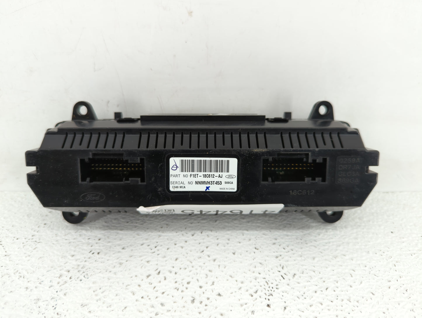 2015-2018 Ford Focus Climate Control Module Temperature AC/Heater Replacement P/N:F1ET-18C612-AG F1ET-18C612-CJ Fits OEM Use