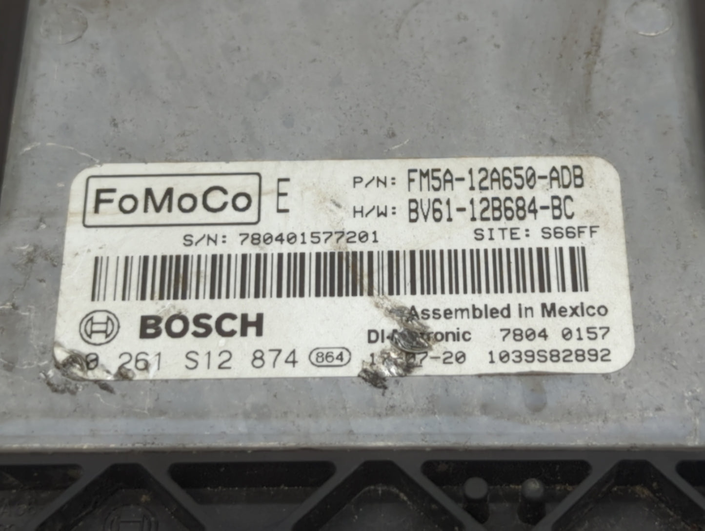 2013-2018 Ford Focus PCM Engine Control Computer ECU ECM PCU OEM P/N:FM5A-12A650-ADB EM5A-12A650-ACB Fits OEM Used Auto Part