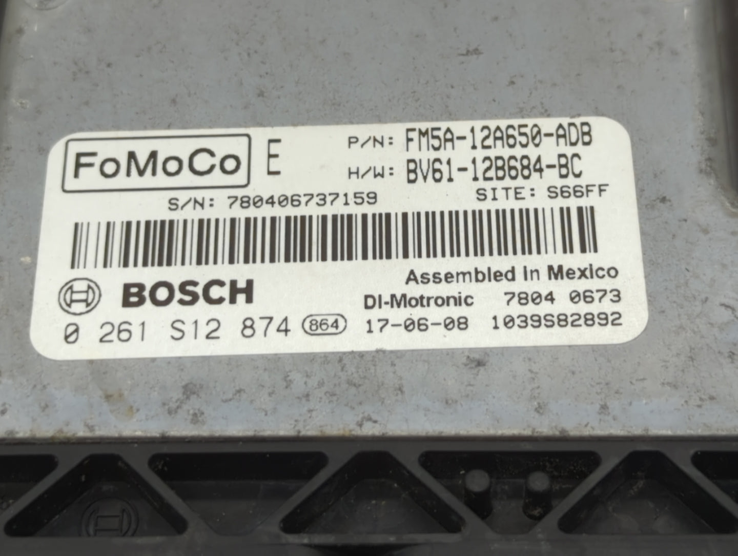 2013-2018 Ford Focus PCM Engine Control Computer ECU ECM PCU OEM P/N:FM5A-12A650-ADB EM5A-12A650-ACB Fits OEM Used Auto Part