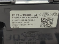 2015-2018 Ford Focus Climate Control Module Temperature AC/Heater Replacement P/N:F1ET-19980-JG F1ET-19980-JJ Fits OEM Used 
