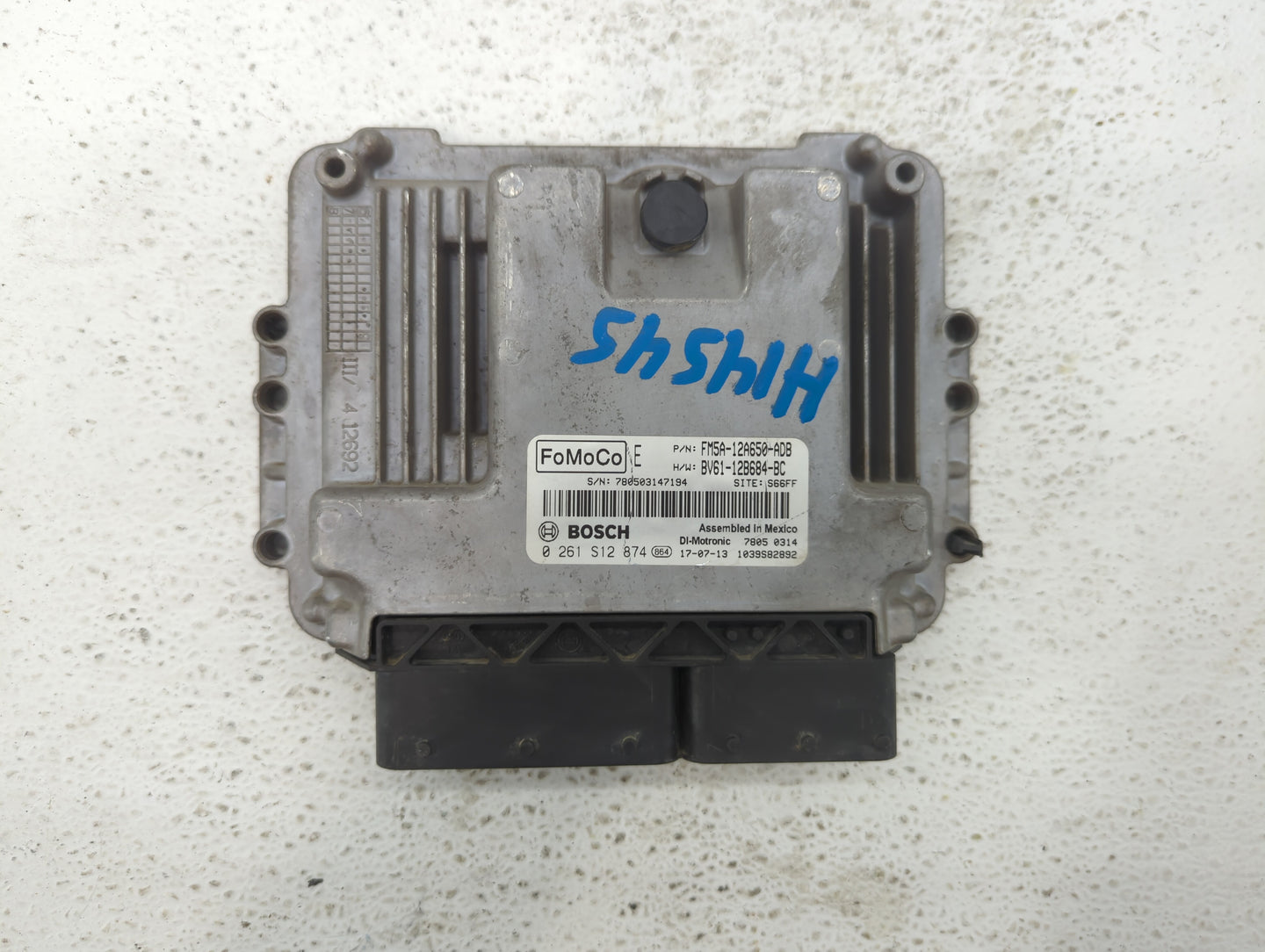 2013-2018 Ford Focus PCM Engine Control Computer ECU ECM PCU OEM P/N:BV61-12B684-BC FM5A-12A650-ADB Fits OEM Used Auto Parts