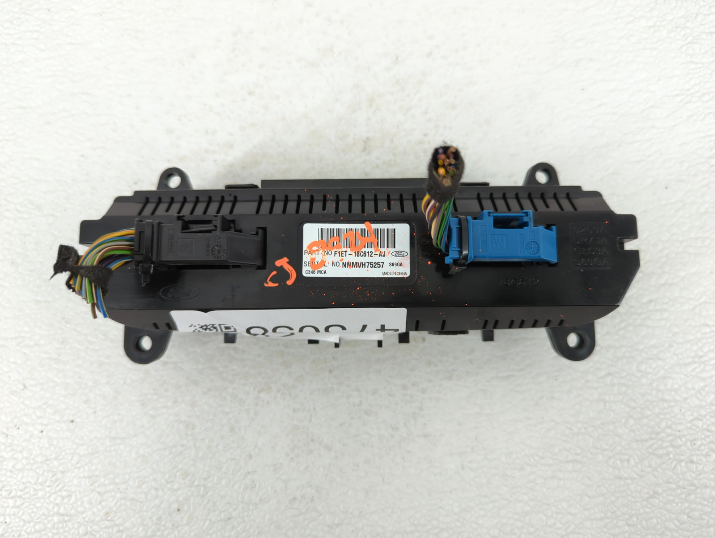 2015-2018 Ford Focus Climate Control Module Temperature AC/Heater Replacement P/N:F1ET-18C612-AJ J1ET18K811KA Fits OEM Used 